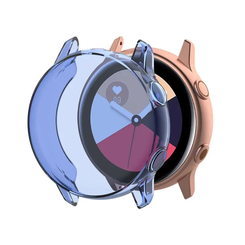 Прозрачный ТПУ мягкий пластиковый чехол анти-падение крышка для samsung Galaxy watch active