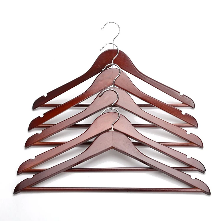Вешалка для костюма Hangerlink из красного дерева вешалка бордового цвета (12