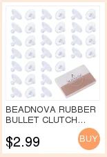 BEADNOVA 14K золотые серьги-бабочки для замены(4,7 мм, 6 шт