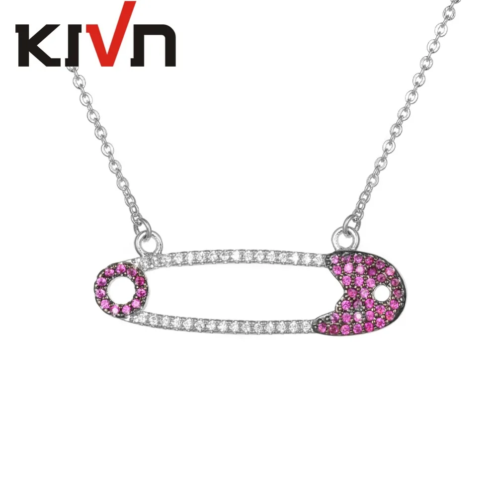 Модные ювелирные изделия KIVN с уникальным кубическим цирконием безопасная
