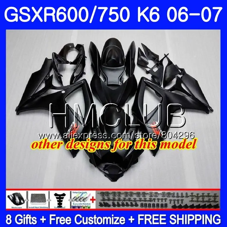 Обтекатель для SUZUKI GSXR 600 750 GSX R750 синий и красный цвета 06 07 5HM.25 GSXR600 K6 GSXR750 2006