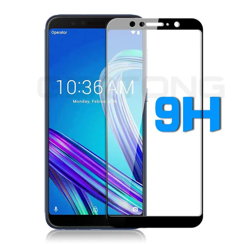 Закаленное стекло премиум класса с полным покрытием для ASUS ZenFone Max Pro M1 ZB601KL ZB602KL