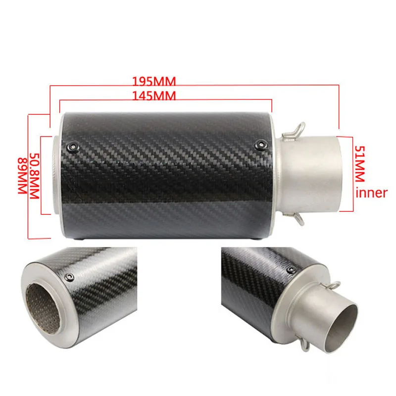 Регулируемый Глушитель для уличных скутеров мотокроссов мото AK148|motorcycle exhaust
