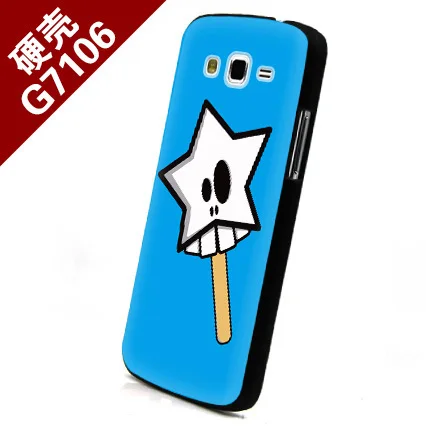 For Samsung Galaxy J7 J7108 version of 2016 hard back case cover Painted protective shell cute skull a / |