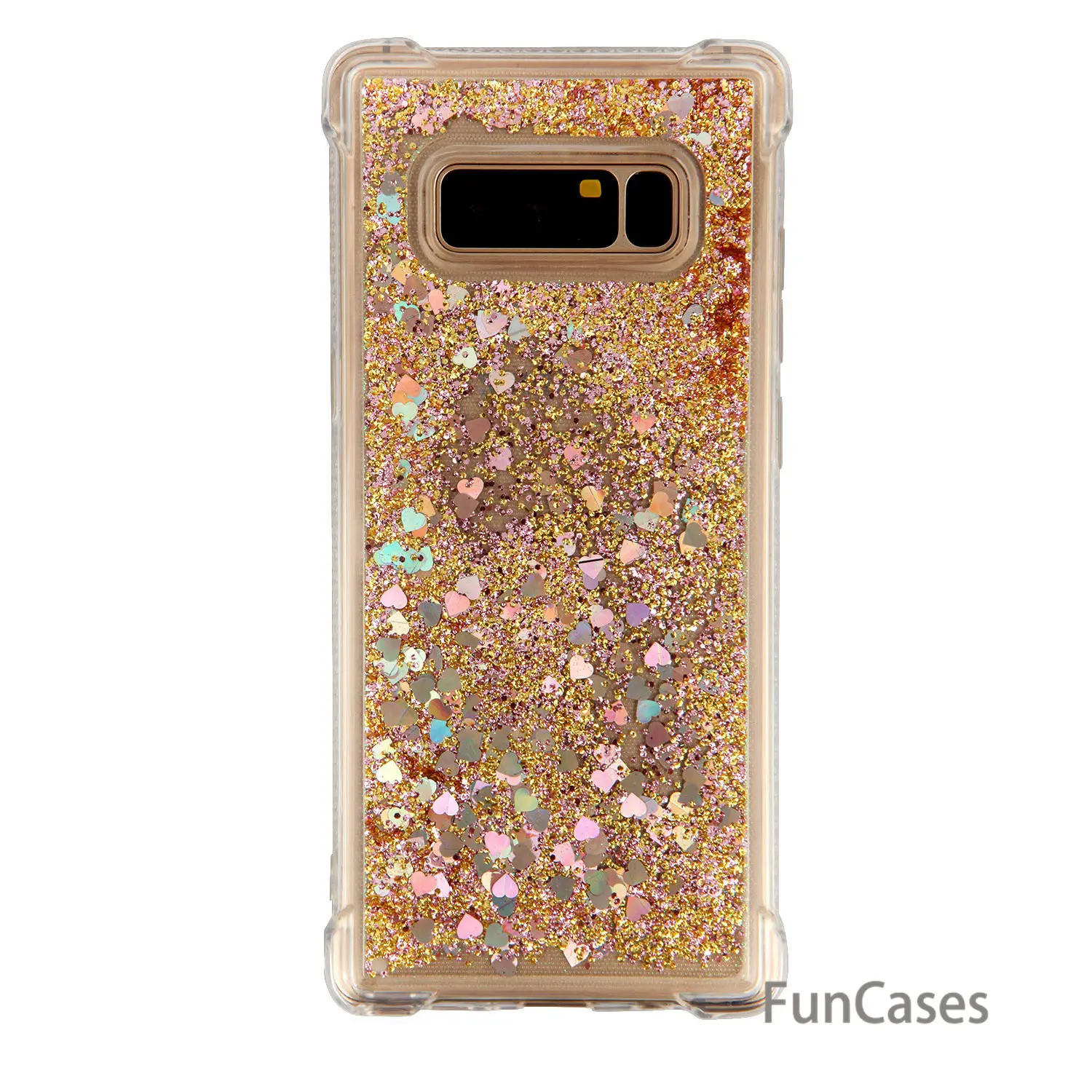 Bling чехол СПС покрытие samsung Примечание 8 Мягкая силиконовая задняя защитная