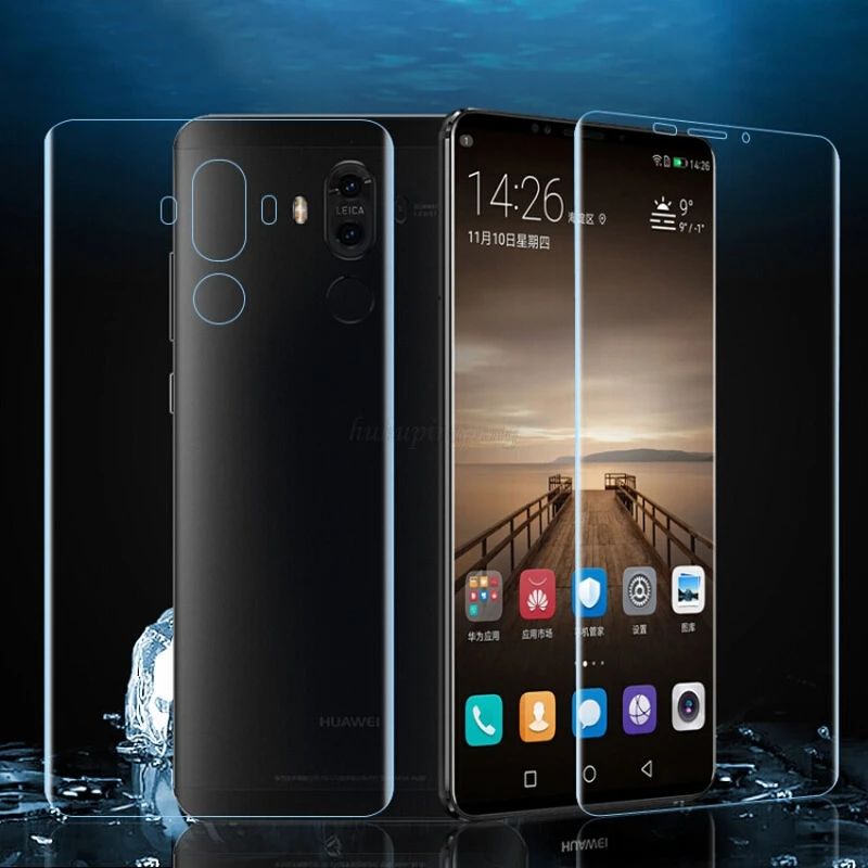 Мягкий HD Анти Царапины палец 4D полный корпус Защита экрана для Huawei Mate 10 Pro 6 0