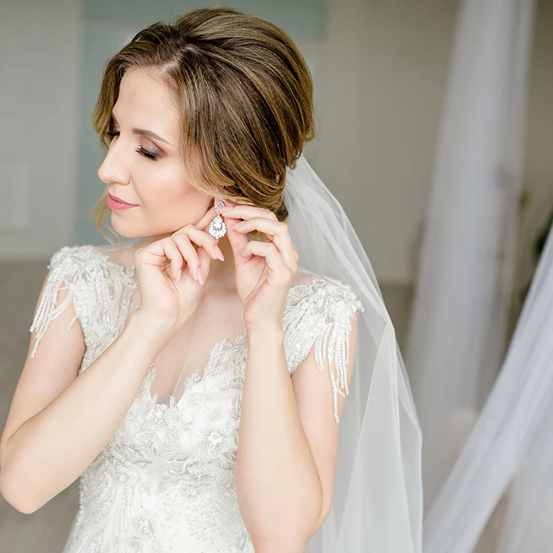 Роскошные серебряные ювелирные изделия Pera зеленые длинные висячие серьги с