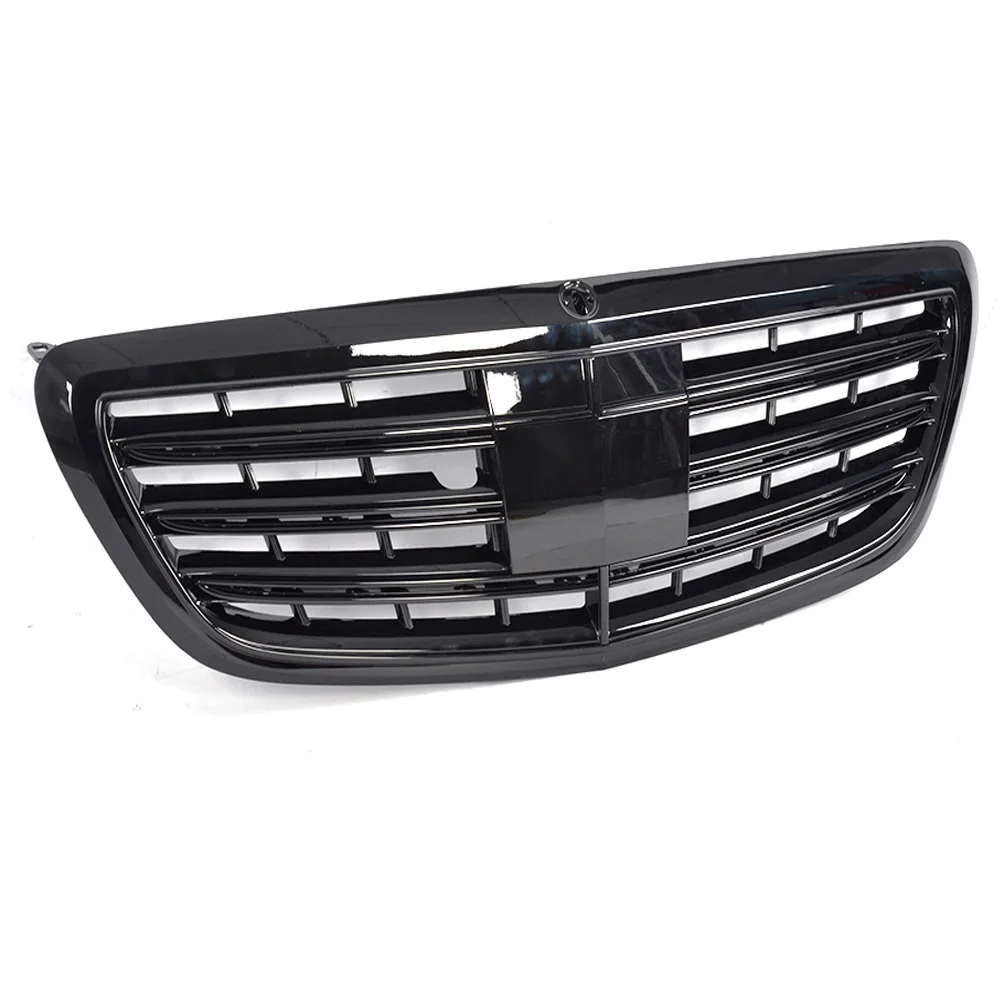 Новый S класс решетка для Mercedes Benz W222 Передняя Хром ABS гоночный гриль S400 S500 S550 C217 2014