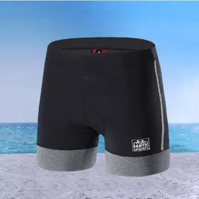 Santic женские велосипедные мягкие шорты Coolmax 4D Pad ударопрочная текстура Луны SANTIC R