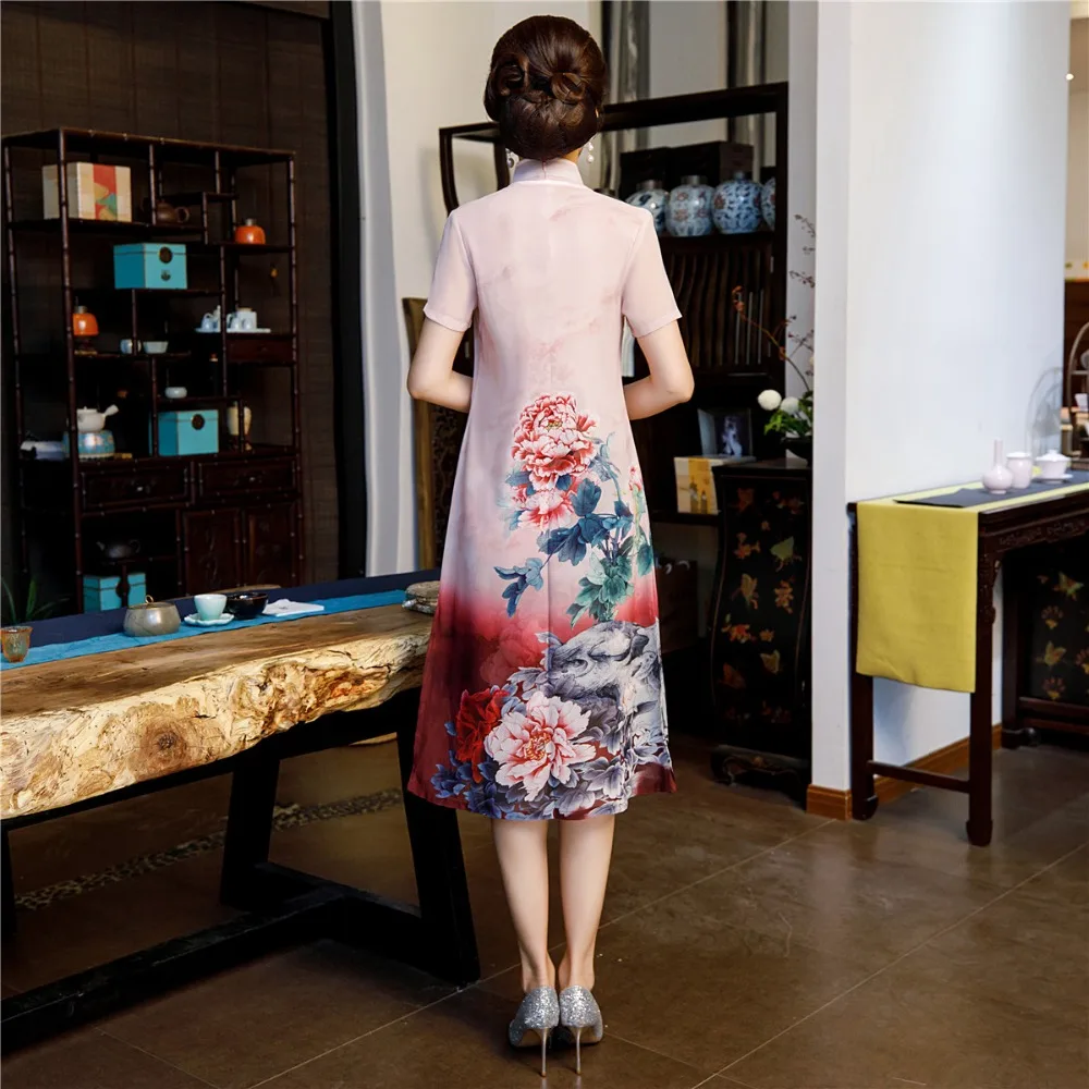 Шанхай история 2019 Новое поступление Китайская традиционная одежда короткий