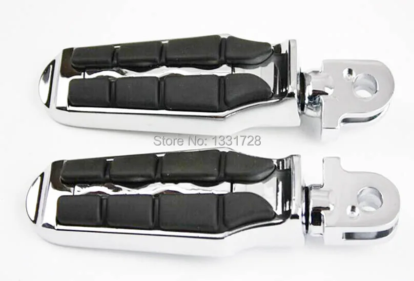 

Chrome Wing Foot Pegs Rests For 1999-2001 Triumph Bonneville & Bon T100 (Rear)