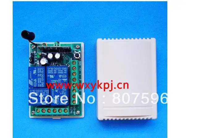 Лидер продаж беспроводной пульт дистанционного управления rf # 4Ch 10 Amp DC12 в