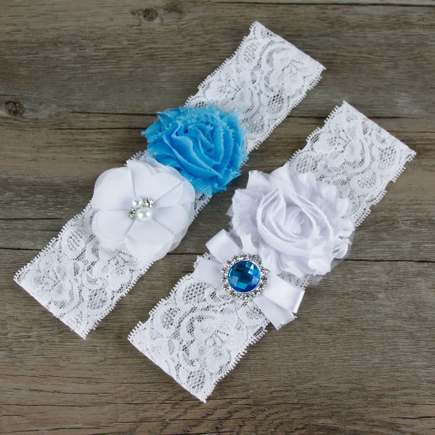 2Pcs/set 16Styles plate flower Original handmade western wedding lace garter accessories bridal decoration | Дом и сад