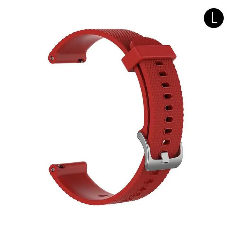 Red L Для POLAR Vantage V/M ремешок для часов 22 мм для POLAR Vantage V/M силиконовый резиновый браслет мужской женский резиновый браслет - Цвет: Red L