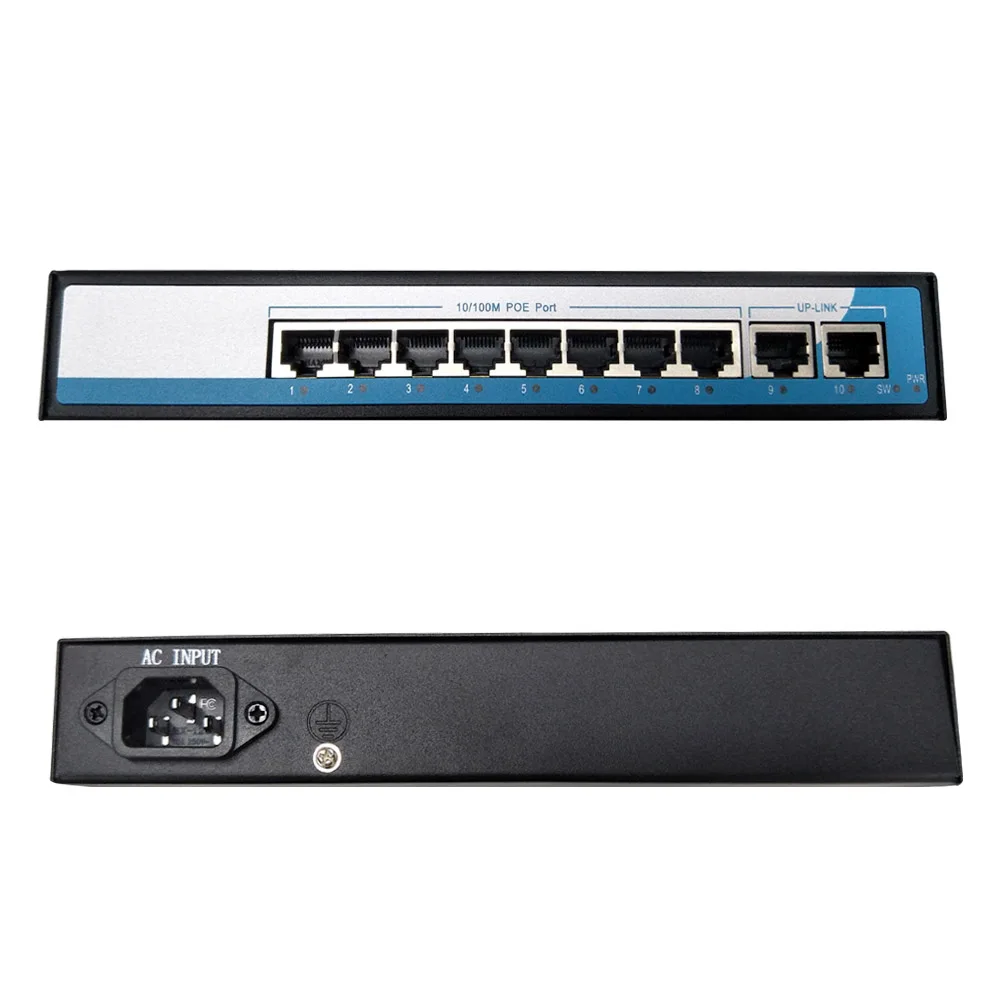 Anpviz 8 портов poe коммутатор гигабитный POE инжектор питания Ethernet сетевой для ip