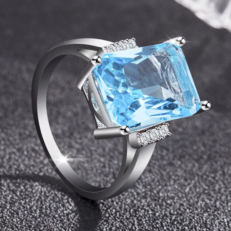Изысканное серебро 925, ювелирное изделие от ведущего бренда, роскошные серебряные кольца Anillos для женщин, кольцо на палец, новые аксессуары, вечерние, свадебные подарки