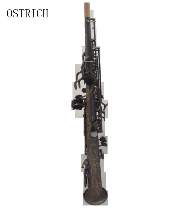 Изогнутый саксофон сопрано черный подходит как для профессионалов так и