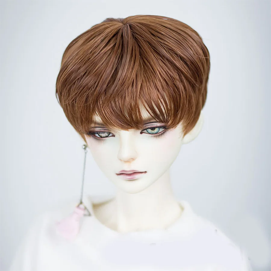 11 Cataleya bjd куклы короткие мальчики Волосы 1/3 1/4 1/6 BJD парики Высокая температура волокна для кукол - Цвет: 11