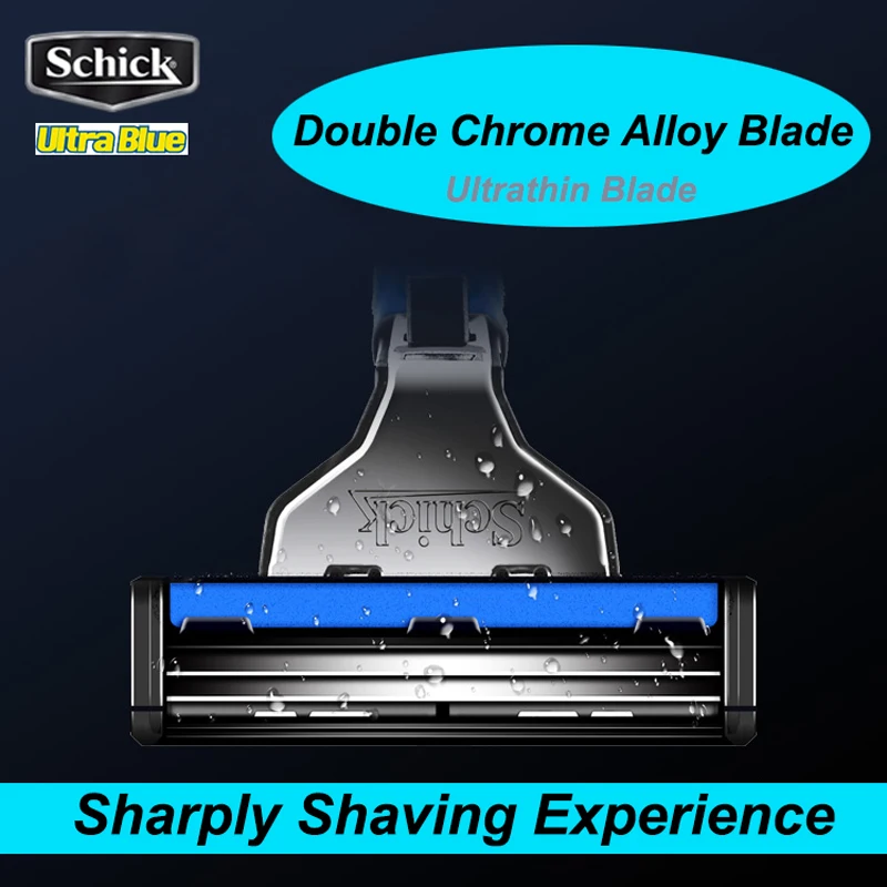 1 Бритва+ 5 лезвий/набор, набор бритв Schick Ultra Blue для всех бритв Schick Ultra