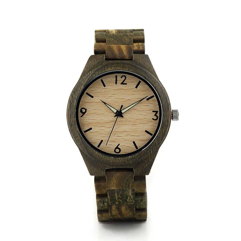 2017 БОБО птица Марка Часы Для мужчин дерева наручные часы с деревянной группа