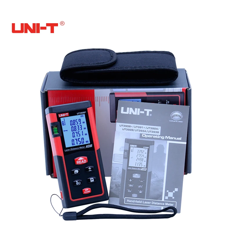UNI-T UT390B+ 40M Optical Laser Range finder Handheld area measure volume telemetre laser distance meter | Инструменты