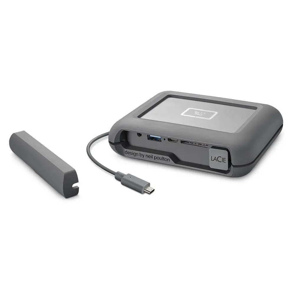 LaCie DJI Copilot BOSS LACSTGU2000400 без компьютера в поле прямое Резервное копирование 2 ТБ