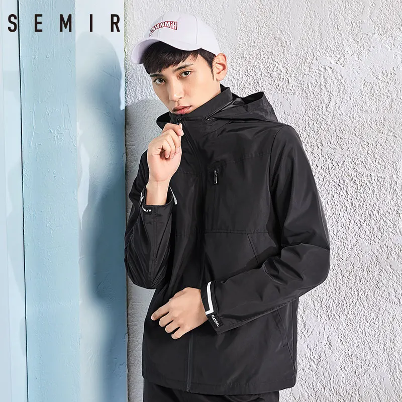 SEMIR куртки мужские с длинным рукавом пальто капюшоном уличная одежда Весна