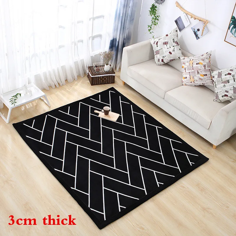 3cm Thicken 1/2/3 см Толщина детский игровой коврик ковры для комнаты для Гостиная 200X300 см Противоскользящий коврик Спальня ковер машинная Стирка ковров - Цвет: 3cm Thicken