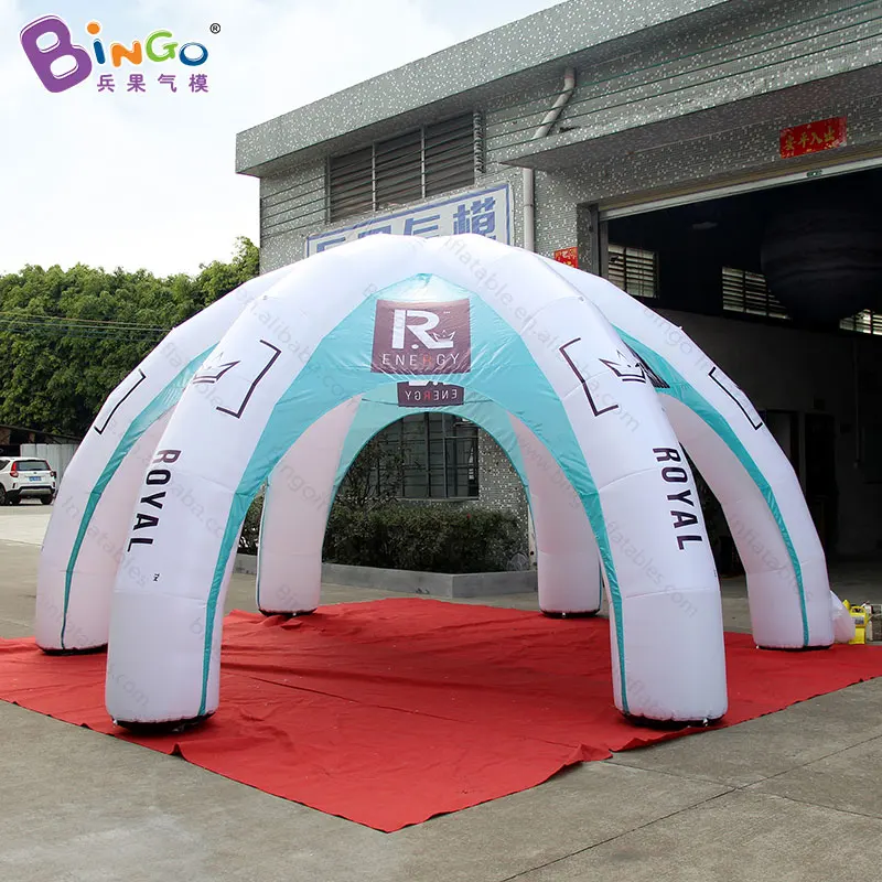 

Customized 6X3 meters inflatable tent with 6 pillars / inflatable event tent with LOGO printing toy tents