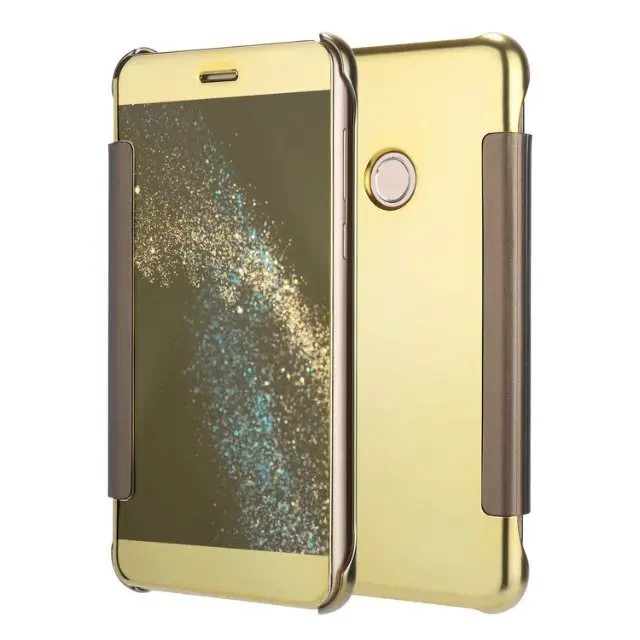 Для huawei P8 Lite 2017 Шикарный чехол с глянцевой поверхностью из искусственной кожи
