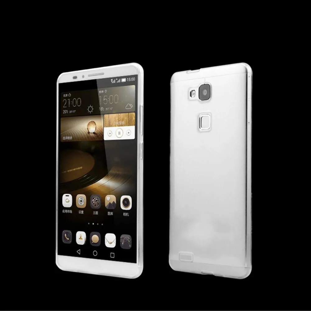 Чехол для Huawei Mate 7/8/9/9 Pro/10/10 Pro/10 lite прозрачный силиконовый мягкий гелевый из ТПУ