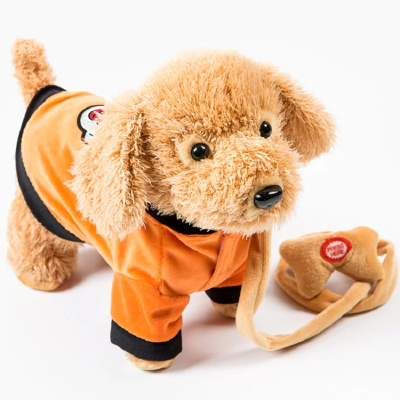 

Electric leash dog colourful Teddy Toys Music machinery remote control Leash dog electronic toys For Children Christmas gift
