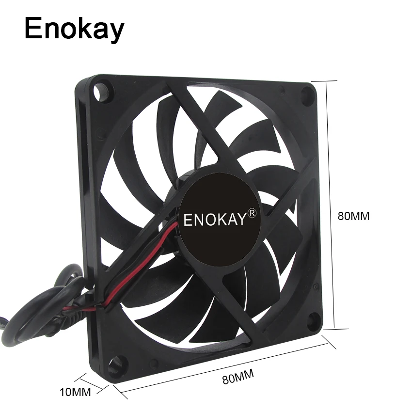 5 штук 8010S 80 мм 80x80x10 мм 8 см DC 5 в USB разъем кулер вентилятор