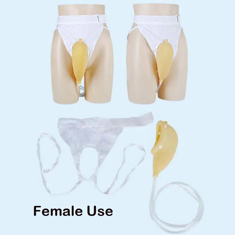Female Use Многоразовый мужской женский мешок мочи писсуар мочи держатель коллектор для мочи недержание постельные больные мочи катетер мешок - Цвет: Female Use