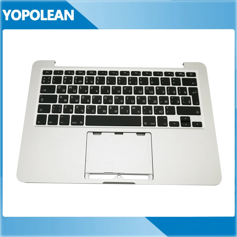 

Новая верхняя Русская клавиатура для MacBook Pro Retina 13,3 дюйма A1502 Topcase 2013-2014 гг.