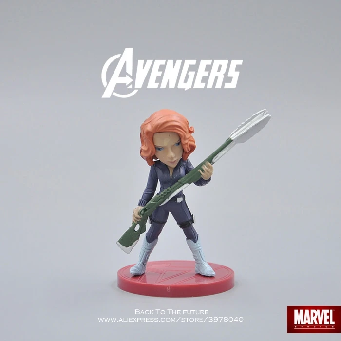 Экшн фигурка Диснея Марвел Мстители черная Widow 5 см Q версия коллекция украшений