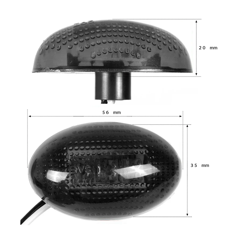 KEYECU 2 шт. 12В 3Led переднее крыло кровать боковой маркер зазор светодиодные фонари