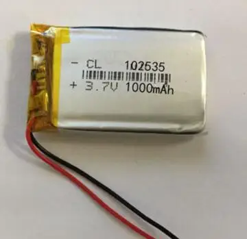 Литий-ионный аккумулятор GIS 3 7 В полимерный 1000 мАч 102535 рекордер Bluetooth гарнитура