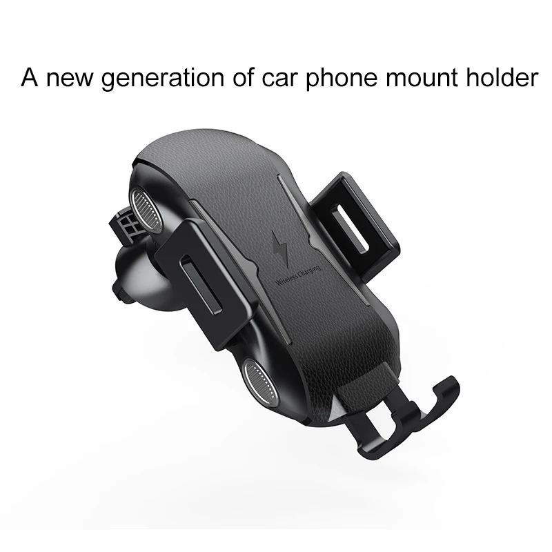 M.uruoi Car Mount Qi Wireless Charger Electromagnetic Induction Charging Holder Stand For Samsung iPhone 10W Fast | Мобильные