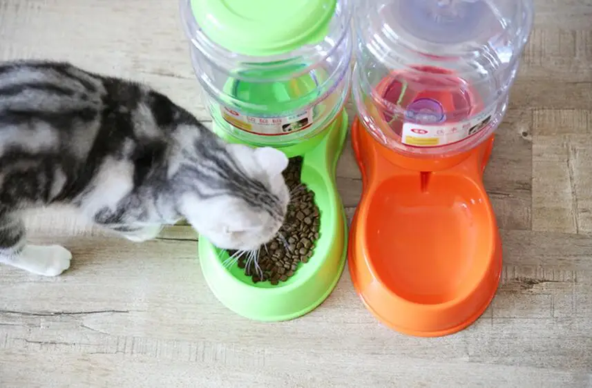 

3.5L Automatic Pet Feeder For Cats & Dogs pet bowls Feeding bowl container to automatically add food for pets E01