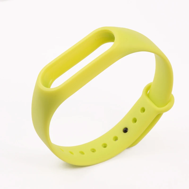 Зеленый 1 шт. Xiaomi mi ремешок 2 наручный ремень силиконовый цветной браслет для mi band 2 умный Браслет для Xiao mi Band 2 аксессуары - Цвет ремешка: Зеленый