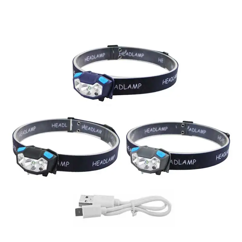 Aniige USB зарядка Индукционная фара XPE датчик движения налобный фонарь 5-Mode охотничий фонарик походный Головной фонарь встроенный аккумулятор