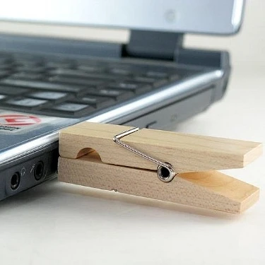 Подарок Творческие деревянные прищепки USB флэш накопитель 2 ТБ 1 флеш Usb карта