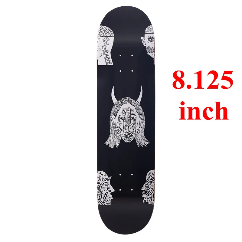 SK8ER 8.125 inch SK8ER канадский скейтборд палубы 8/8. 125/8. 25 качество 8 слоев Канадского Клена скейт-deck для Скейтбординг - Цвет: SK8ER 8.125 inch