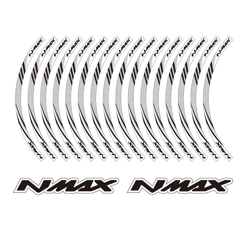 KODASKIN мотоцикл NMax 2D эмблема круглая наклейка большой обод колеса для Yamaha 125