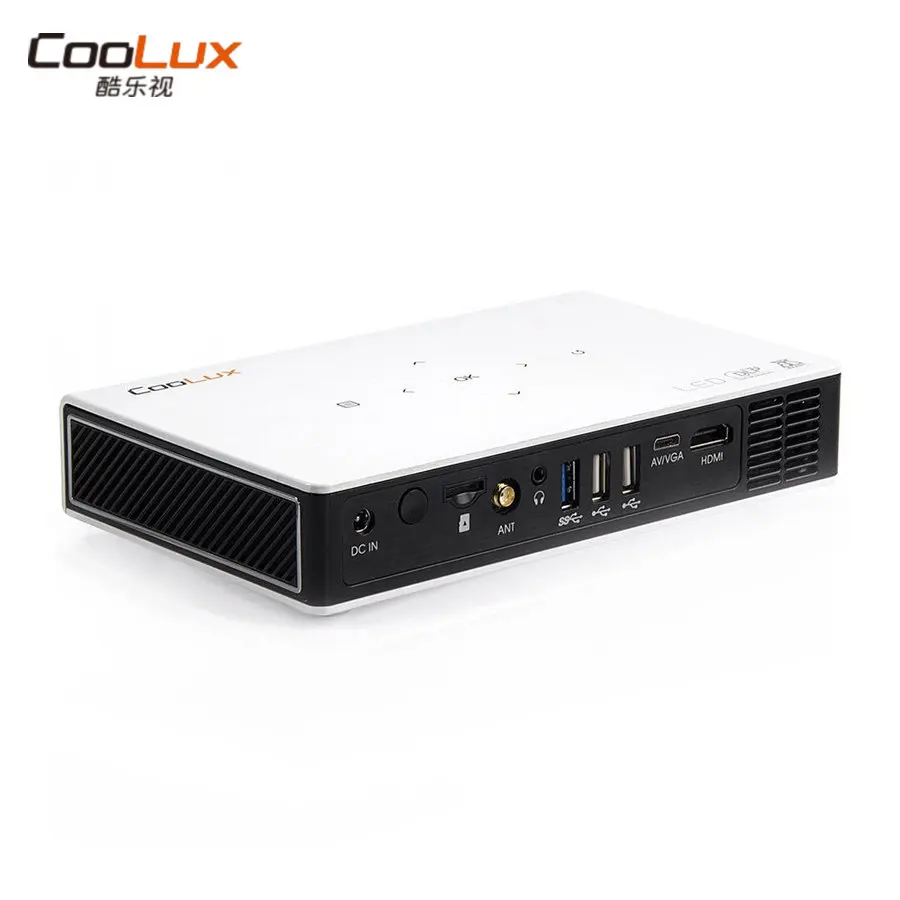 Coolux X5 Portable DLP Android Projector 500 ANSI Lumens Full HD 1080p 3D WIFI Home Theater Proyector Beamer | Электроника