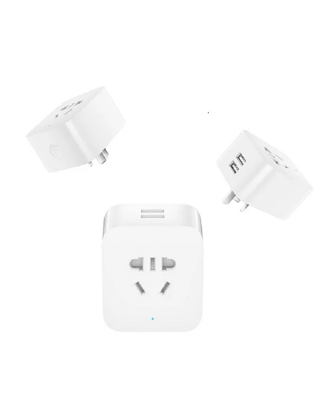 Original Mijia Xiaomi Smart Socket Plug Enhanced Version WiFi Control Power Count Timer Switch Dual USB with AU/US/EU/UK Adapter |
