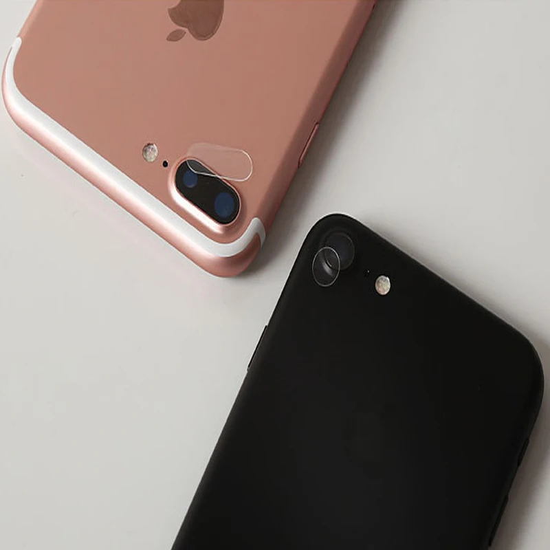 Закаленное стекло для объектива камеры iPhone 8 7 Plus прозрачная полная защита экрана