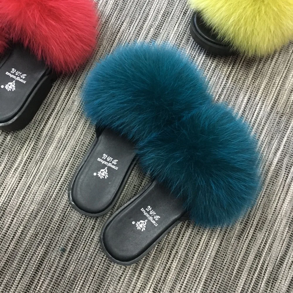 

Natural Sheepskin Fur Slippers Fashion spring autumn Slippers Women Indoor Slippers Top Quality Soft Wool Lady Home AWM185