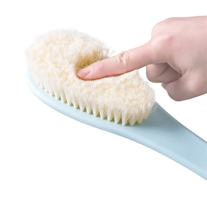 Bath Brush Plastic Long Handle Scrubber Back Exfoliation Brushes Skin Massage Brush Feet Rubbing Body Brush Bathroom Accessories